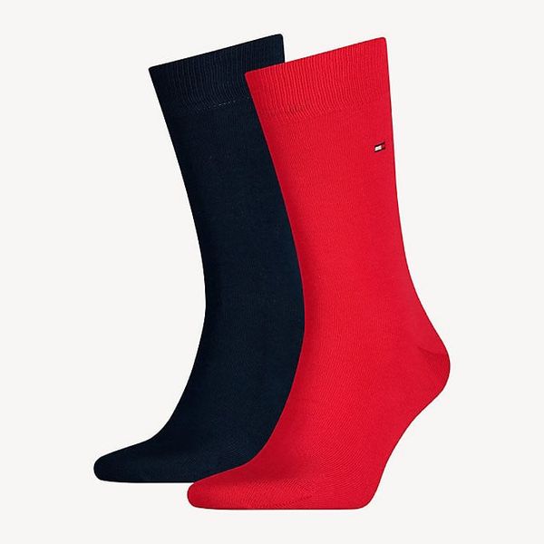 Tommy Hilfiger Tommy Hilfiger Man's 3Pack Socks 371111 Red/Navy Blue