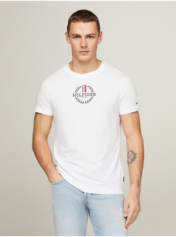 Tommy Hilfiger Tommy Hilfiger Men's White T-Shirt - Men's