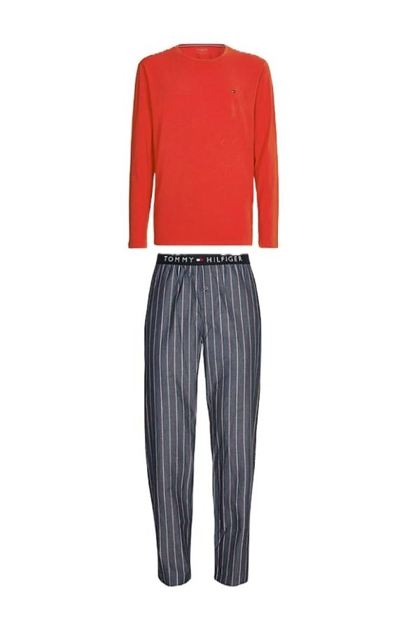 Tommy Hilfiger Tommy Hilfiger Pajamas - CN LS PANT WOVEN SET red