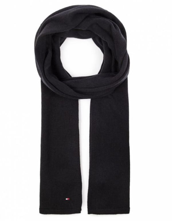 Tommy Hilfiger Tommy Hilfiger Scarf - FLAG KNIT SCARF black