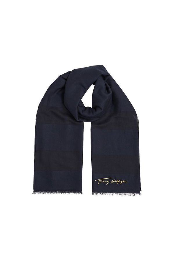 Tommy Hilfiger Tommy Hilfiger Scarf - ICONIC SOFT SCARF 100X200 blue