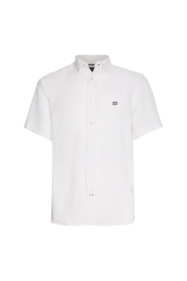 Tommy Hilfiger Tommy Hilfiger Shirt - SOLID LINEN RF SHIRT S/S white