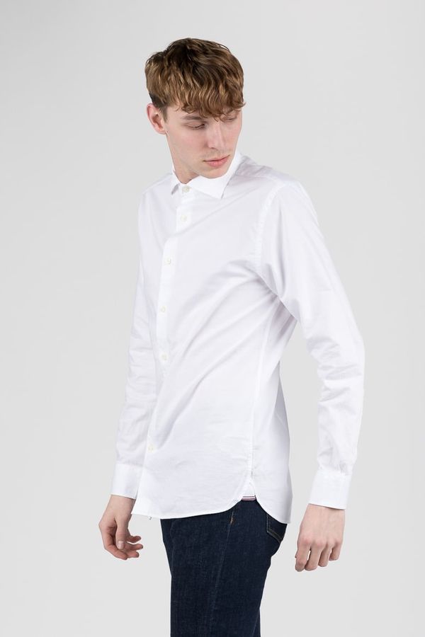 Tommy Hilfiger Tommy Hilfiger Shirt - TWO TONE DOBBY SHIRT white