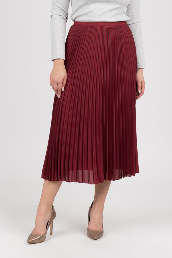 Tommy Hilfiger Tommy Hilfiger Skirt - TH ESSENTIAL MIDI SKIRT red-brown