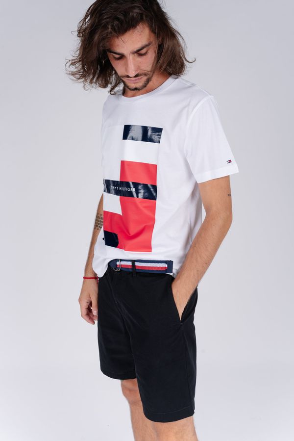Tommy Hilfiger Tommy Hilfiger T-Shirt - GLOBAL CLASH RELAXED TEE white