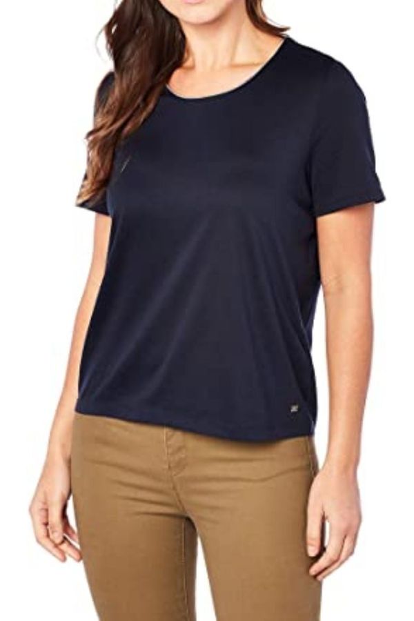 Tommy Hilfiger Tommy Hilfiger T-Shirt - HARLEEN ROUND-NK TOP SS dark blue