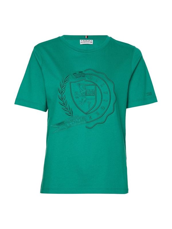 Tommy Hilfiger Tommy Hilfiger T-Shirt - ICON REG CREST C-NK TEE SS green