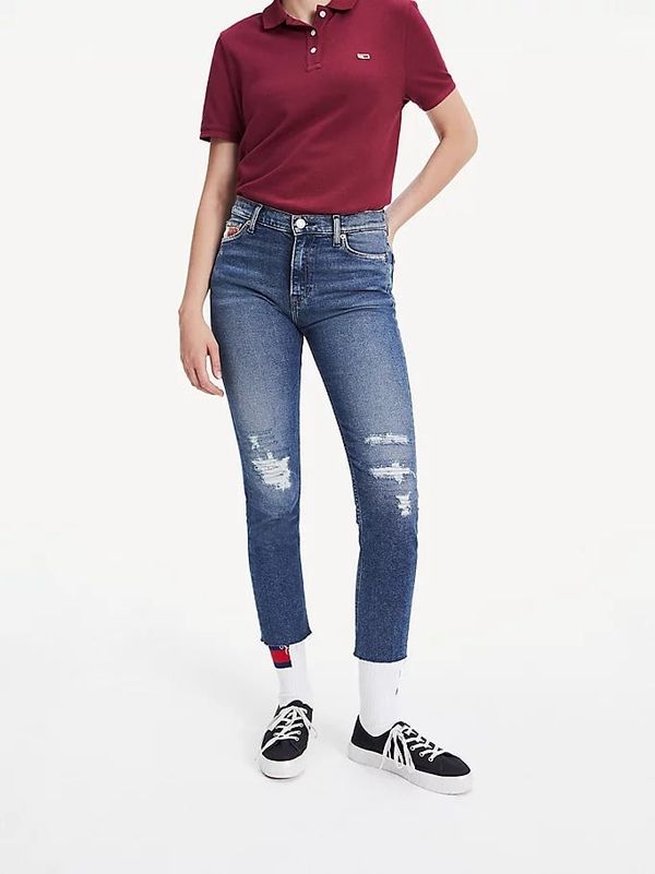 Tommy Hilfiger Tommy Jeans Jeans - HIGH RISE SLIM IZZY CROP BTSM blue