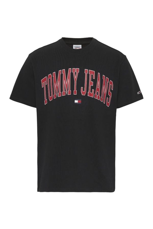 Tommy Hilfiger Tommy Jeans T-shirt - TJM CLASSIC COLLEGIA black