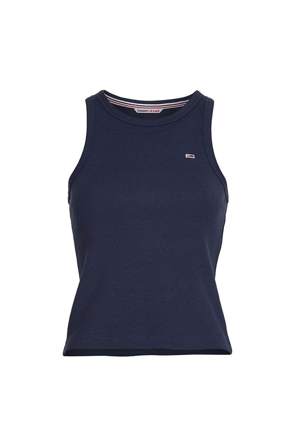 Tommy Hilfiger Tommy Jeans Tank Top - TJW FEMININE RIB TANK TOP blue