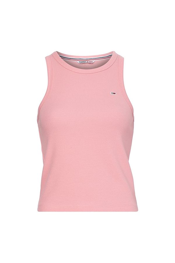 Tommy Hilfiger Tommy Jeans Tank top - TJW FEMININE RIB TANK TOP pink