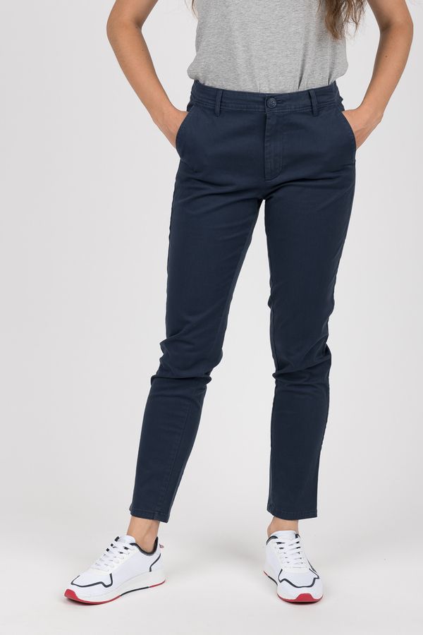 Tommy Hilfiger Tommy Jeans Trousers - TJW ESSENTIAL SLIM GMD CHINO dark blue