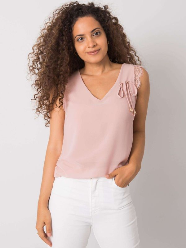 Italy Moda Top-DHJ-TP-13317.25P-Light Pink