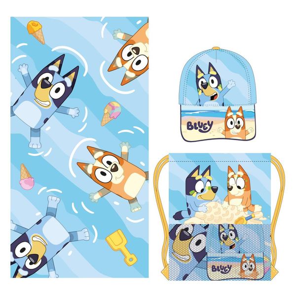 BLUEY TOWEL SET SACHET BLUEY