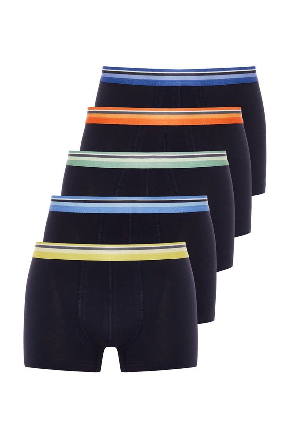 Trendyol Trendyol 5-Pack Patterned/Plain Pack Boxer