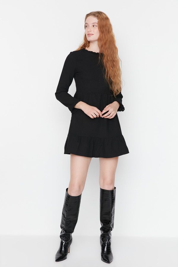 Trendyol Trendyol Black Basic Woven Dress