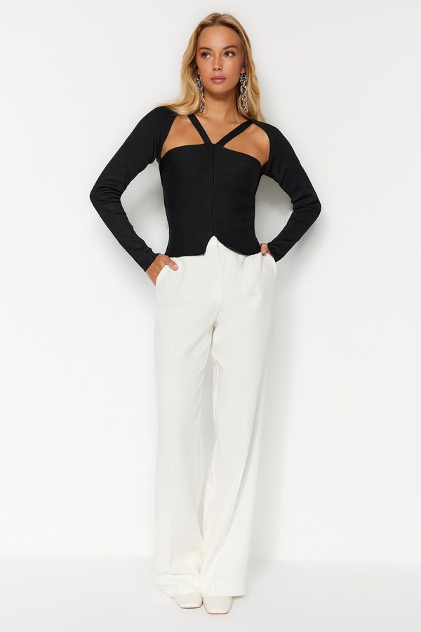 Trendyol Trendyol Black Blouse-Bolero Double Suit Knitwear Cardigan