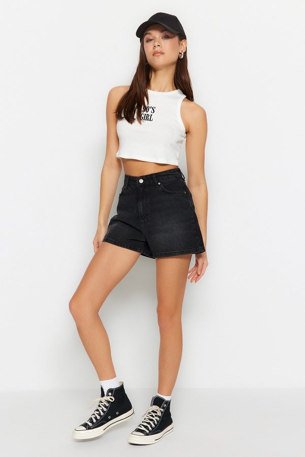 Trendyol Trendyol Black Denim Shorts & Bermuda