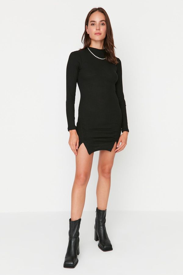 Trendyol Trendyol Black Knitted Mini Dress