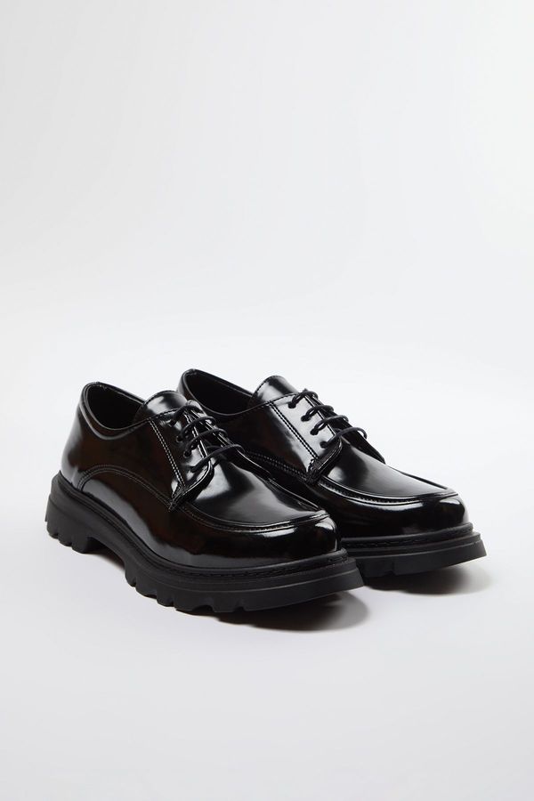 Trendyol Trendyol Black Lace-Up Women's Oxford Shoes