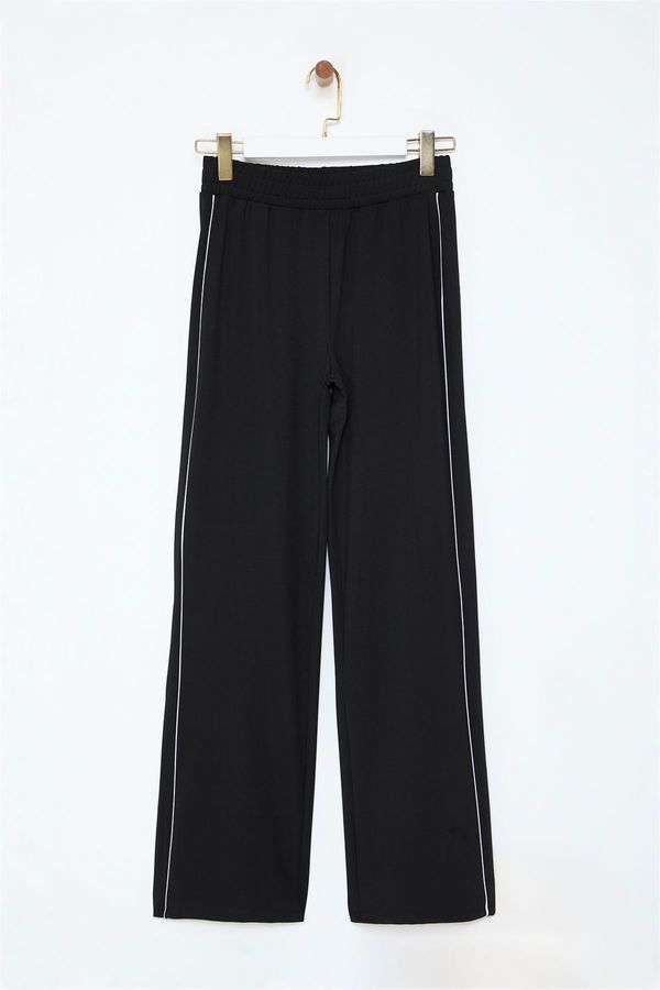 Trendyol Trendyol Black Plain Wet/Scuba Sportswear Tracksuit Bottoms