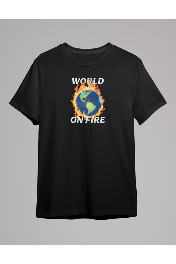 Trendyol Trendyol Black Planet Printed Regular/Normal Cut T-shirt