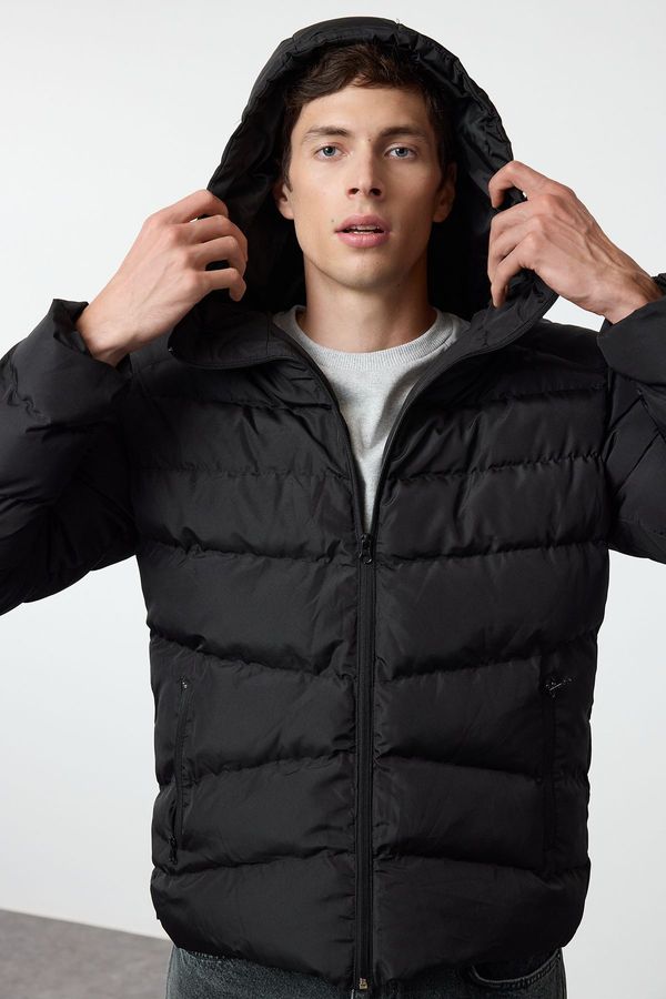 Trendyol Trendyol Black Regular Fit Winter Puffer Jacket