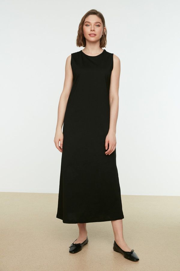 Trendyol Trendyol Black Sleeveless Long Lining Undershirt Dress