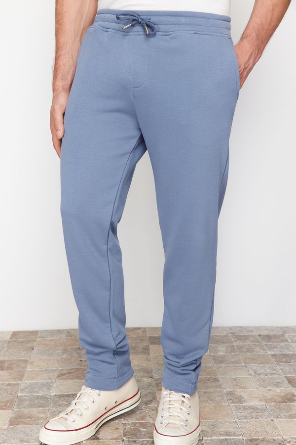 Trendyol Trendyol Blue Basic Sweatpants