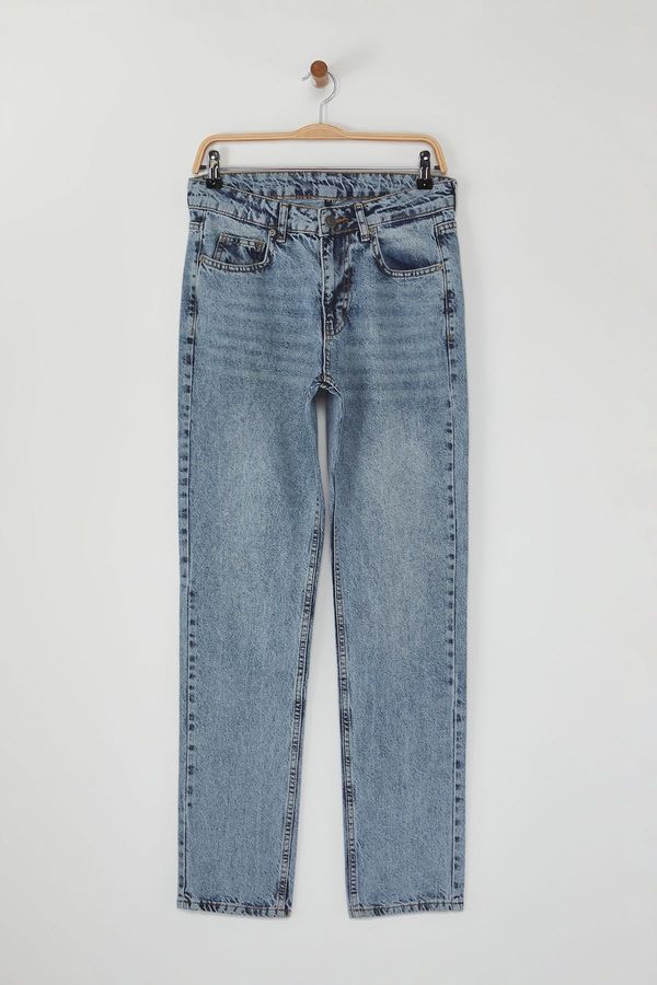Trendyol Trendyol Blue Straight Fit Jeans