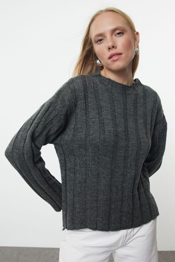 Trendyol Trendyol Bone More Sustainable Soft Texture Basic Knit Sweater