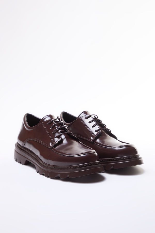 Trendyol Trendyol Brown Lace-Up Women's Oxford Shoes