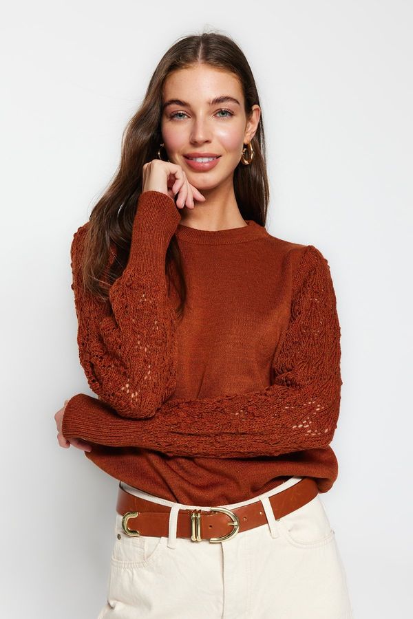 Trendyol Trendyol Cinnamon Basic Knitwear Sweater