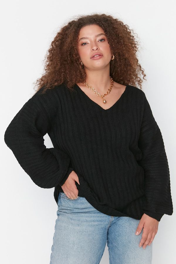 Trendyol Trendyol Curve Black Knitwear Sweater