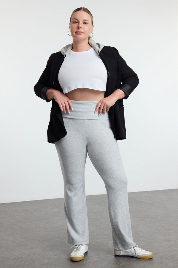 Trendyol Trendyol Curve Grey Sweatpants