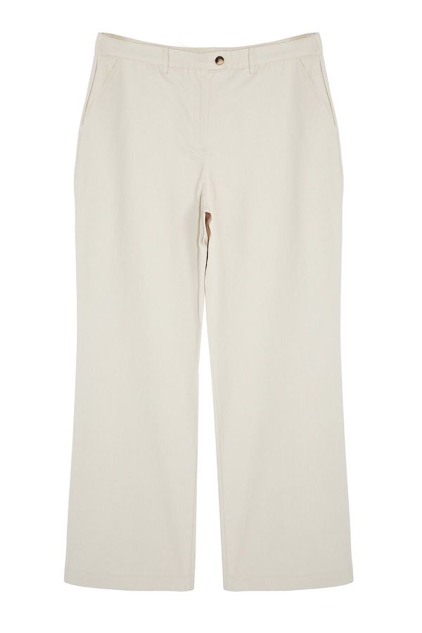 Trendyol Trendyol Curve Stone Wide Leg/Wide Leg Woven Trousers