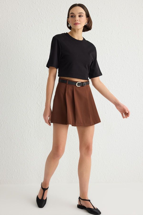 Trendyol Trendyol Dark Brown Shorts & Bermuda