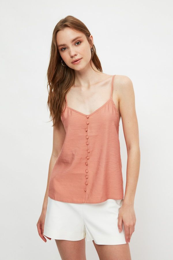Trendyol Trendyol Dried Rose Strapped Blouse
