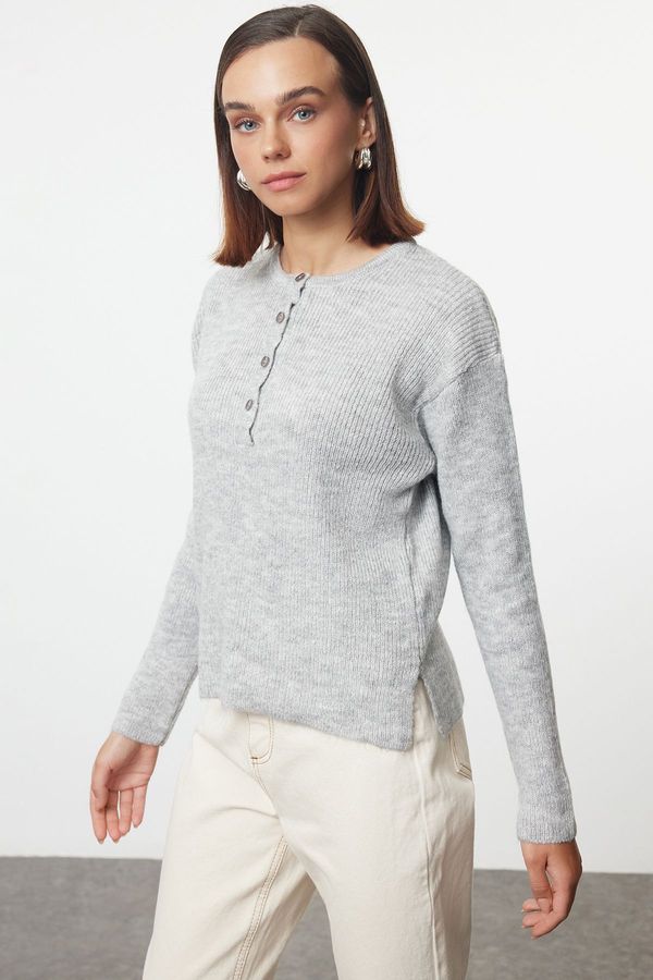 Trendyol Trendyol Gray More Sustainable Basic Knitwear Sweater