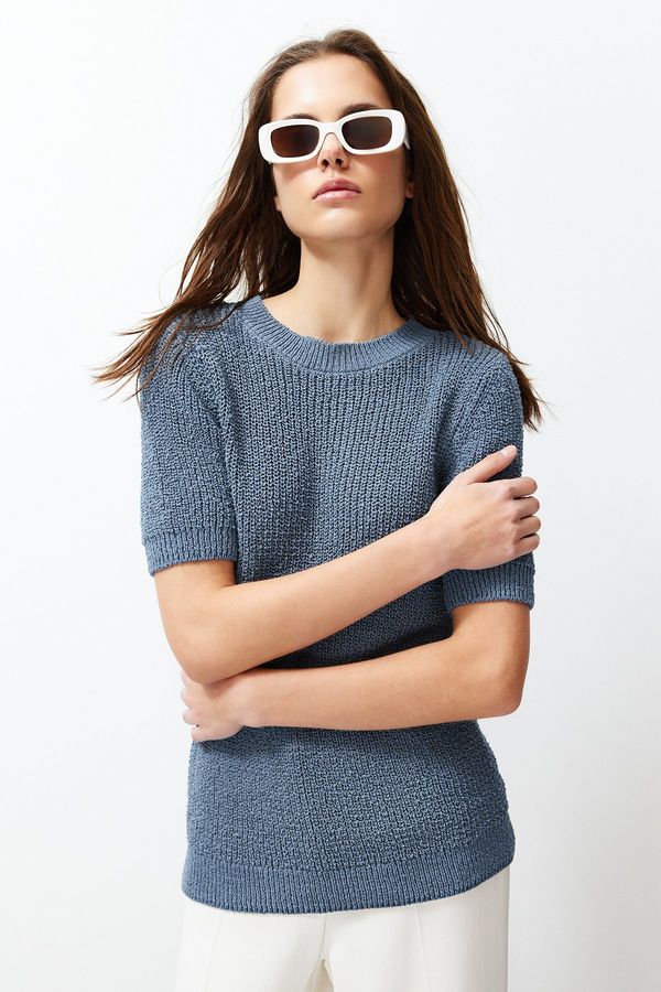 Trendyol Trendyol Indigo Basic Knitwear Sweater