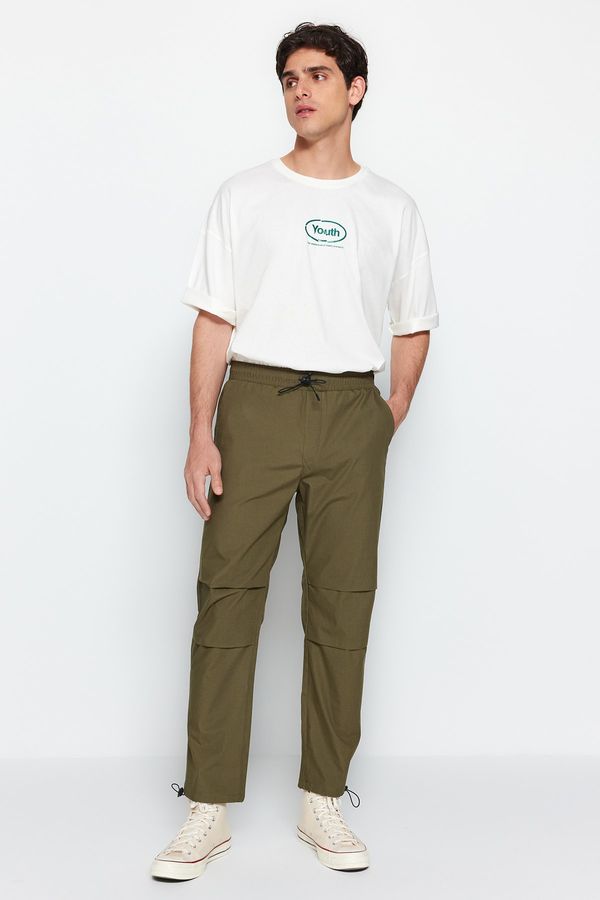 Trendyol Trendyol Khaki Jogger Fit Baggy Parachute Pants