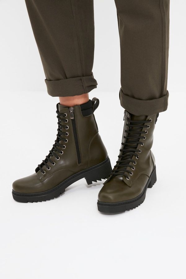 Trendyol Trendyol Khaki Women's Boots & Booties