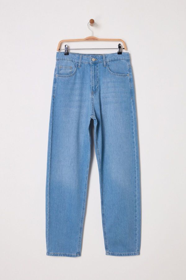 Trendyol Trendyol Light Blue Men's Baggy Fit Jeans Trousers