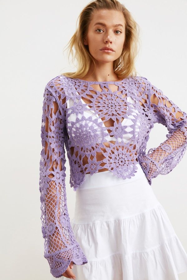 Trendyol Trendyol Lilac Knitted Blouse