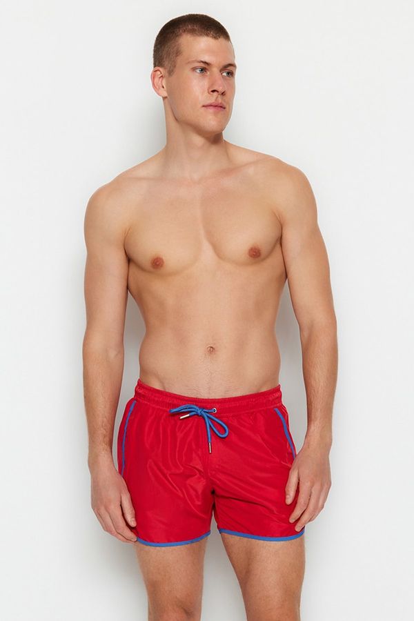 Trendyol Trendyol Men's Red Men's Short Triangle Swimwear Marine Shorts