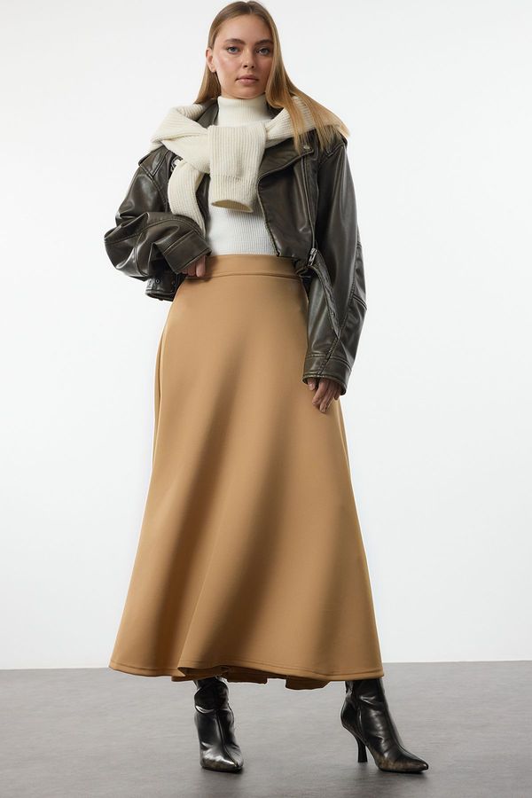 Trendyol Trendyol Mink Skirt Godeli Knitted Skirt