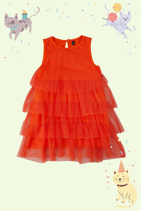 Trendyol Trendyol Orange Knitted Dress