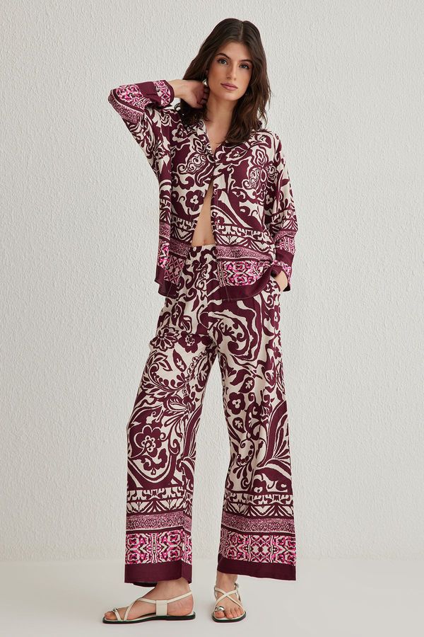 Trendyol Trendyol Pink Woven Bottom-Top Set