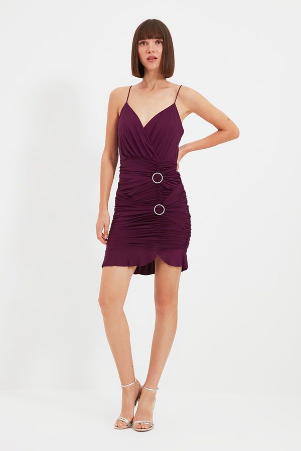 Trendyol Trendyol Plum Drape Detailed Dress