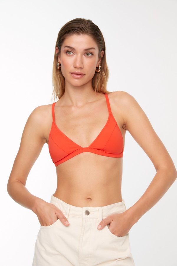 Trendyol Trendyol Red Triangle Bikini Top